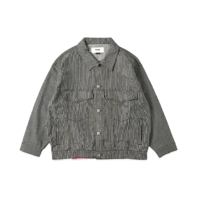 MFC STORE x UPD'T Denim Jacket "White Stripe"