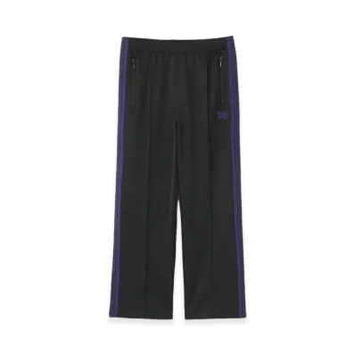 NEEDLES x LHP Track Pant - Poly Smooth "Black/Purple"