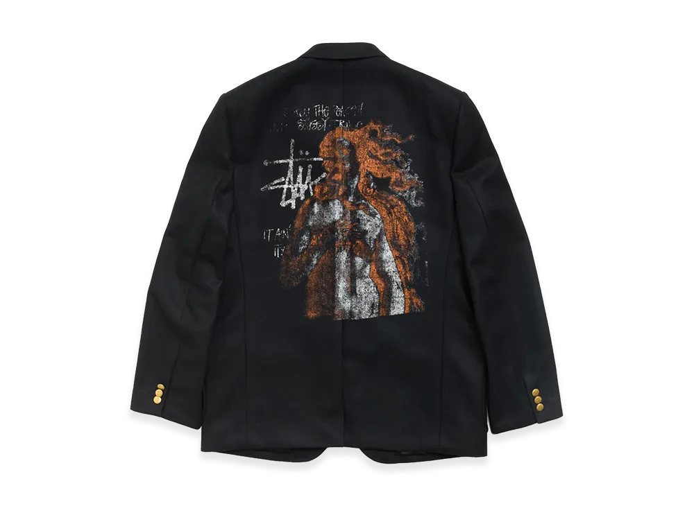 eYe JUNYA WATANABE MAN x Stussy W-Name Venus Swirl Blazer Jacket "Black"