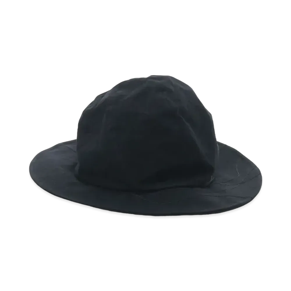 Yohji Yamamoto Y's PARAFFIN CAMBAS PARAFFIN STITCH HAT "Black"