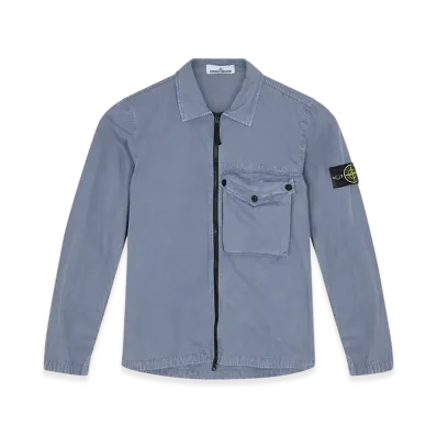 Stone Island 117WN T.CO+OLD Overshirt - 21SS "Pastel Blue"