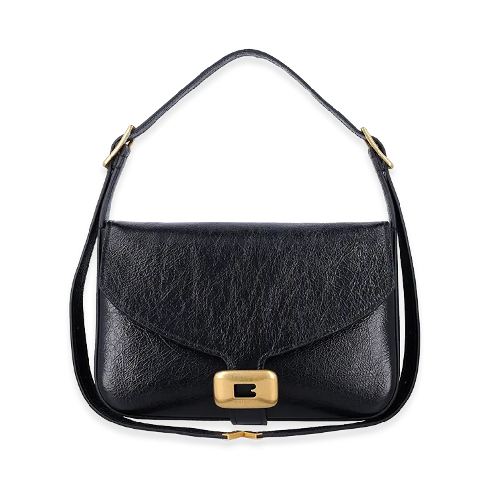 BALENCIAGA Women's Clicca Medium Shoulder Bag "Black"
