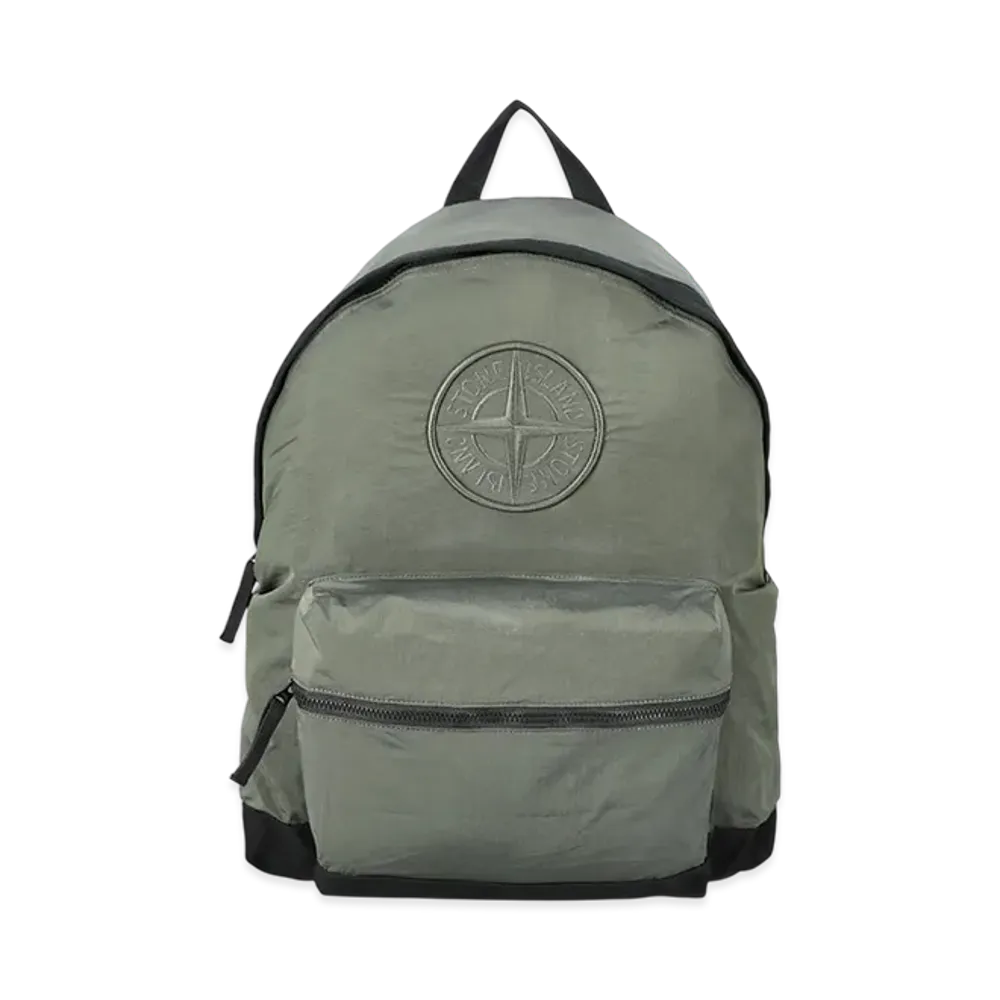 Stone Island Compass Motif Backpack "Khaki" 811590776