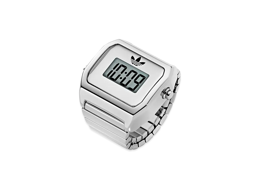 adidas Originals Digital Two Ring Watch "Silver"