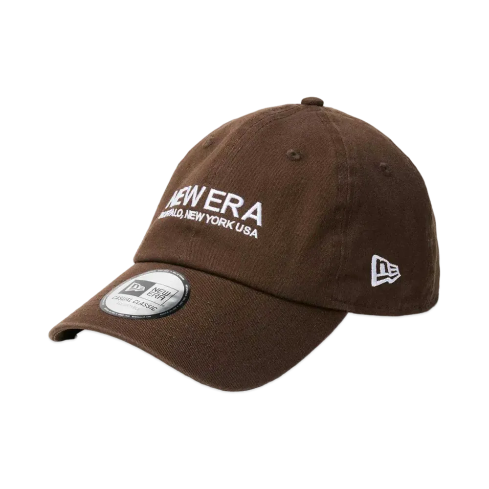 NEW ERA Casual Classic The Origin Strap Logo "Walnut"