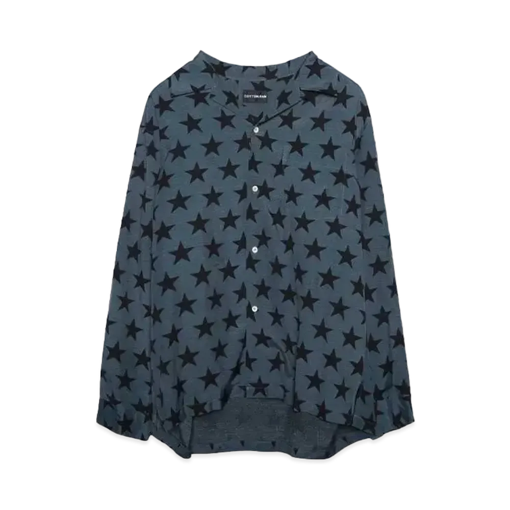 COTTON PAN Shawn L/S:STAR "ICEGRAY"