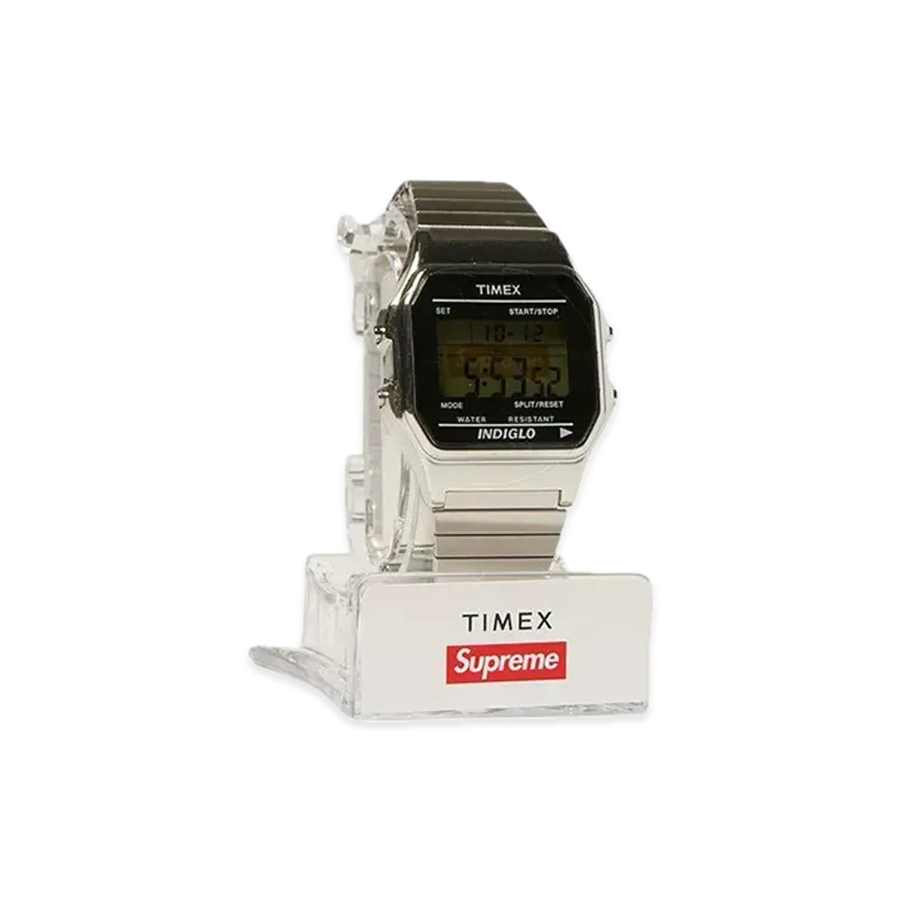 SUPREME TIMEX シルバー Supreme x Timex Digital Watch 
