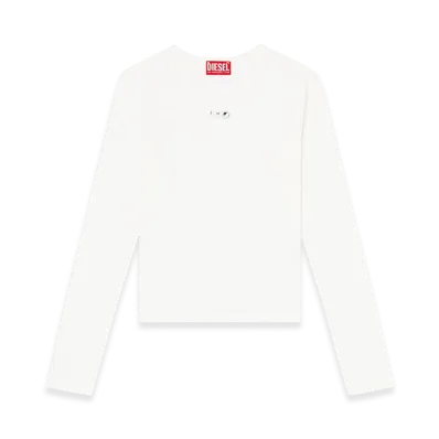 Diesel T-Uncutieslong-Ls-Od Long Sleeve Top "White"