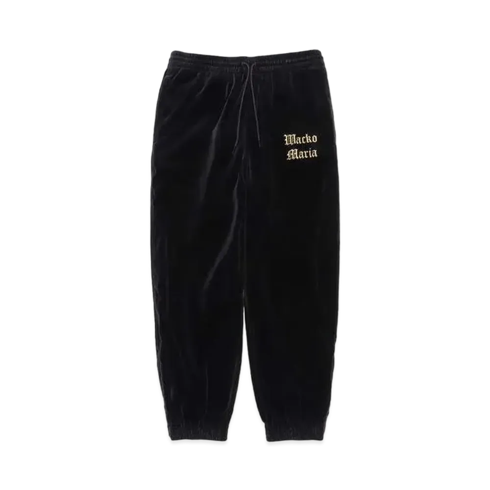 WACKO MARIA VELVET PANTS "Black"