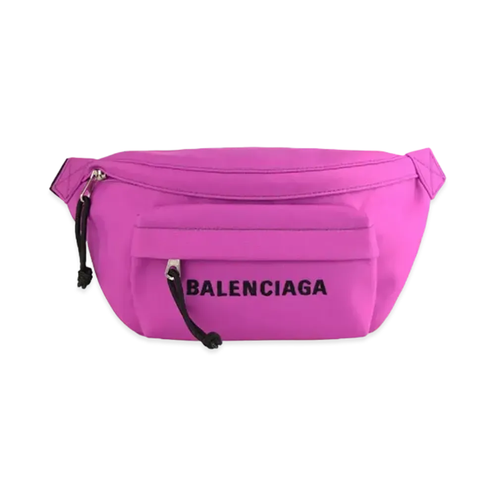 BALENCIAGA Nylon Waist Bag "Purple"