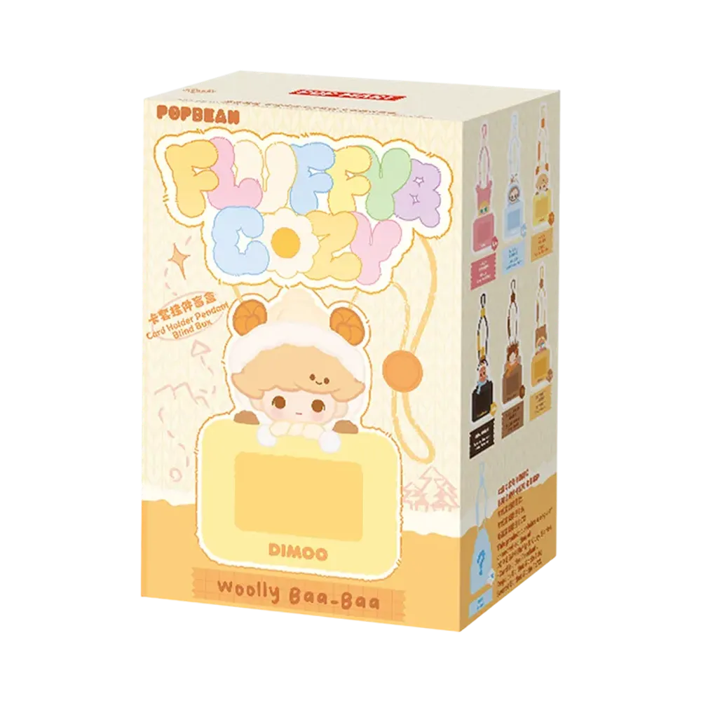 POP MART POP BEAN Fluffy & Cozy Series-Card Holder Pendant Blind Box [Piece]