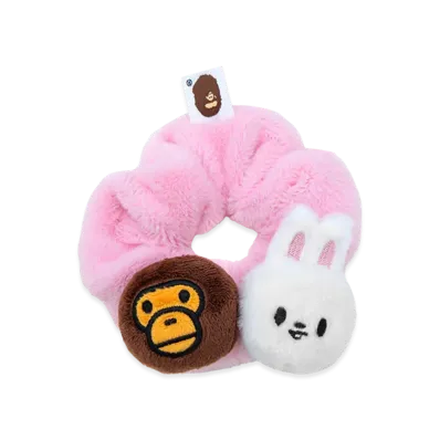 A BATHING APE x Stray Kids Scrunchies Lee Know "Pink"