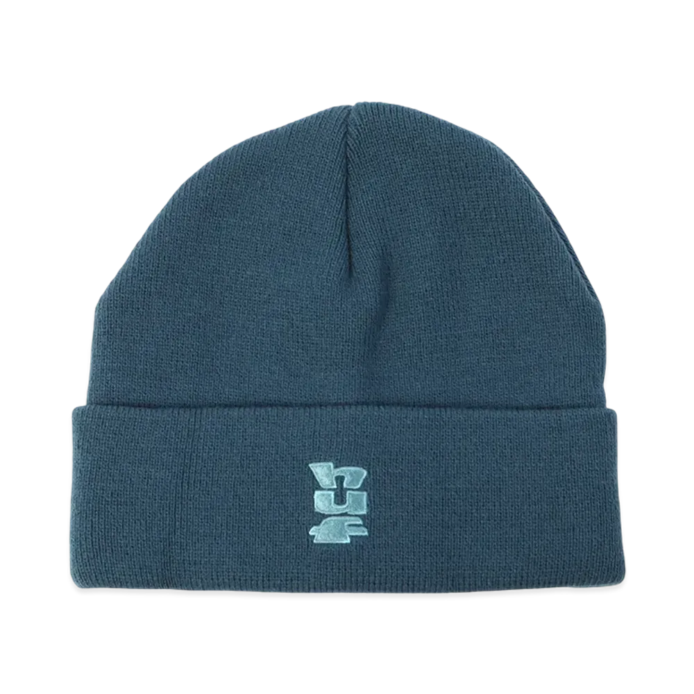 HUF Megablast Cuff Beanie "Oil Blue"