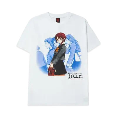 Geeks Rule x Serial Experiments Lain 12 Silkscreen Printing T-Shirt Vol.03 "White"