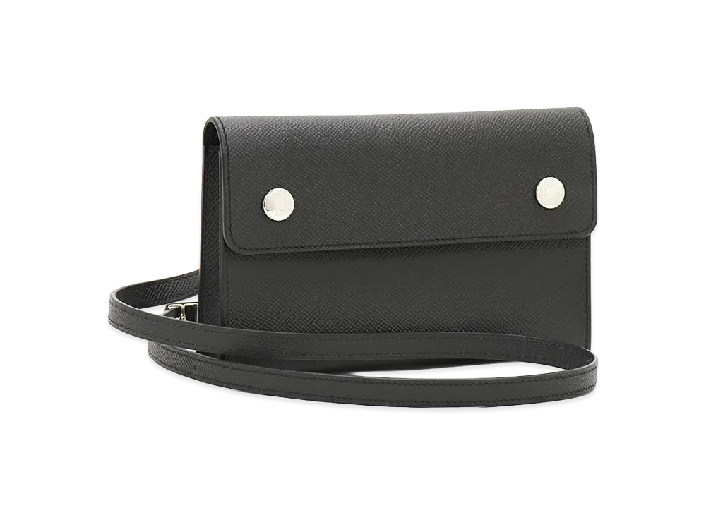Hermes Women's Nap To Go Epsom Shoulder Bag "Noir"
