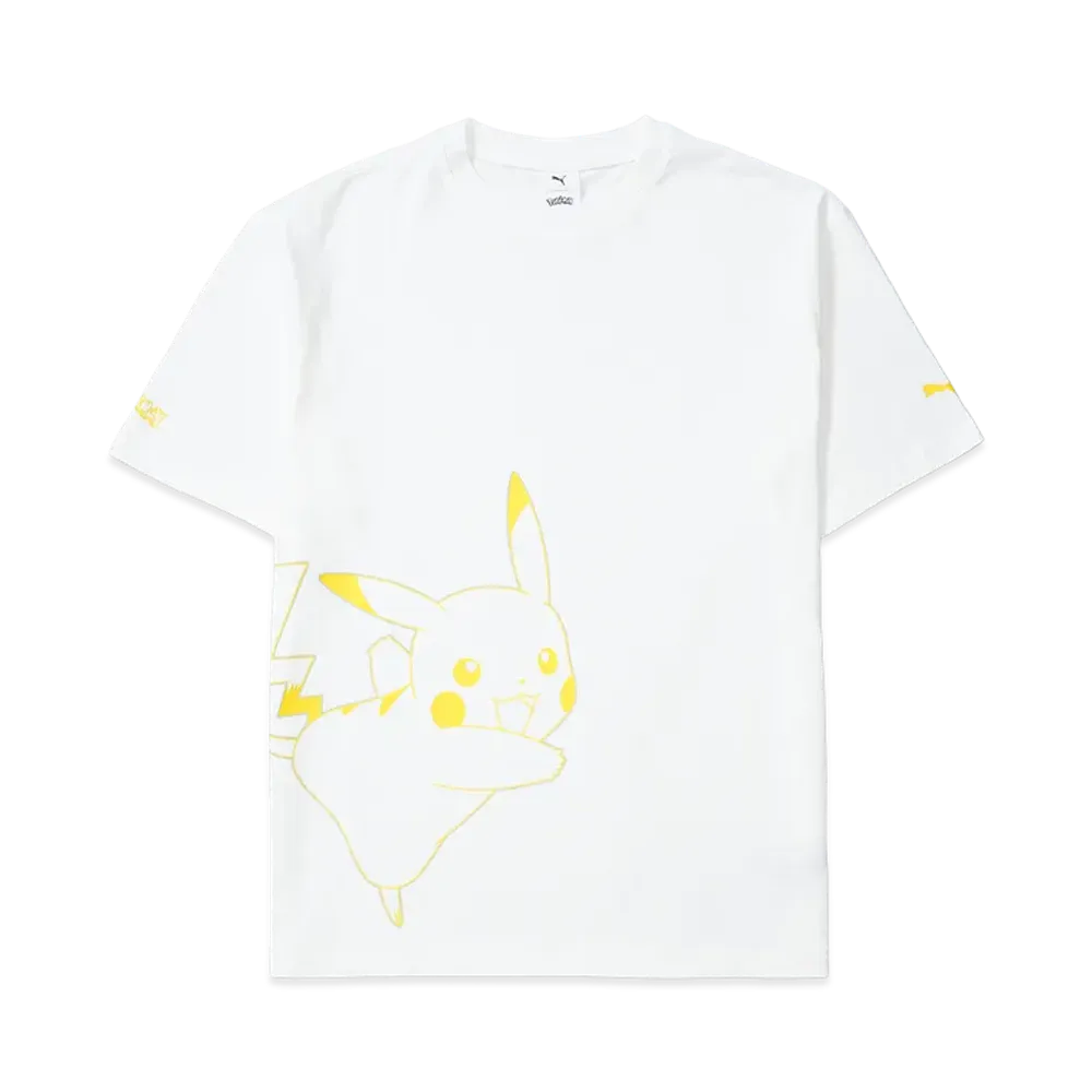 PUMA x Pokemon Relaxed Graphic Tee "White"