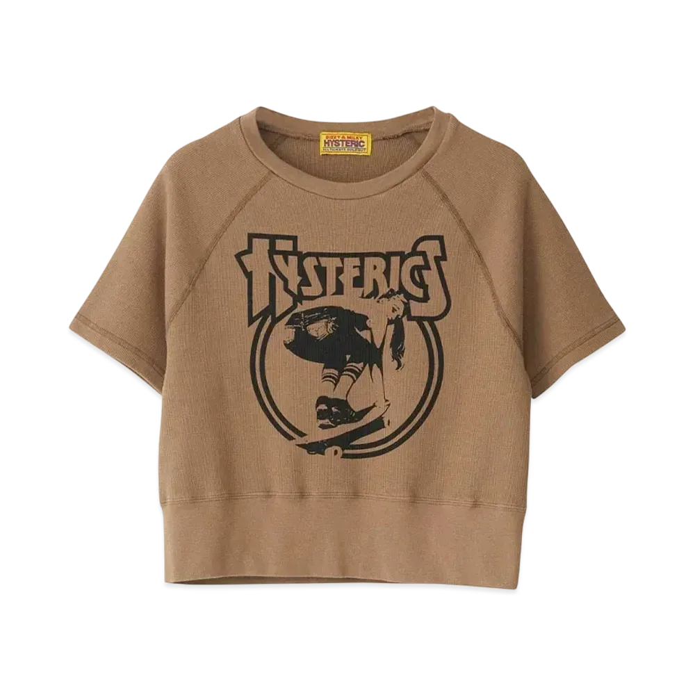 HYSTERIC GLAMOUR Board Girl Sweatshirt "Brown"