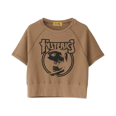 HYSTERIC GLAMOUR Board Girl Sweatshirt "Brown"