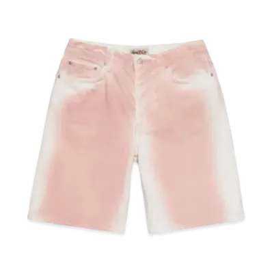 Stussy Spray Dye Big Ol' Shorts "Faded Pink"