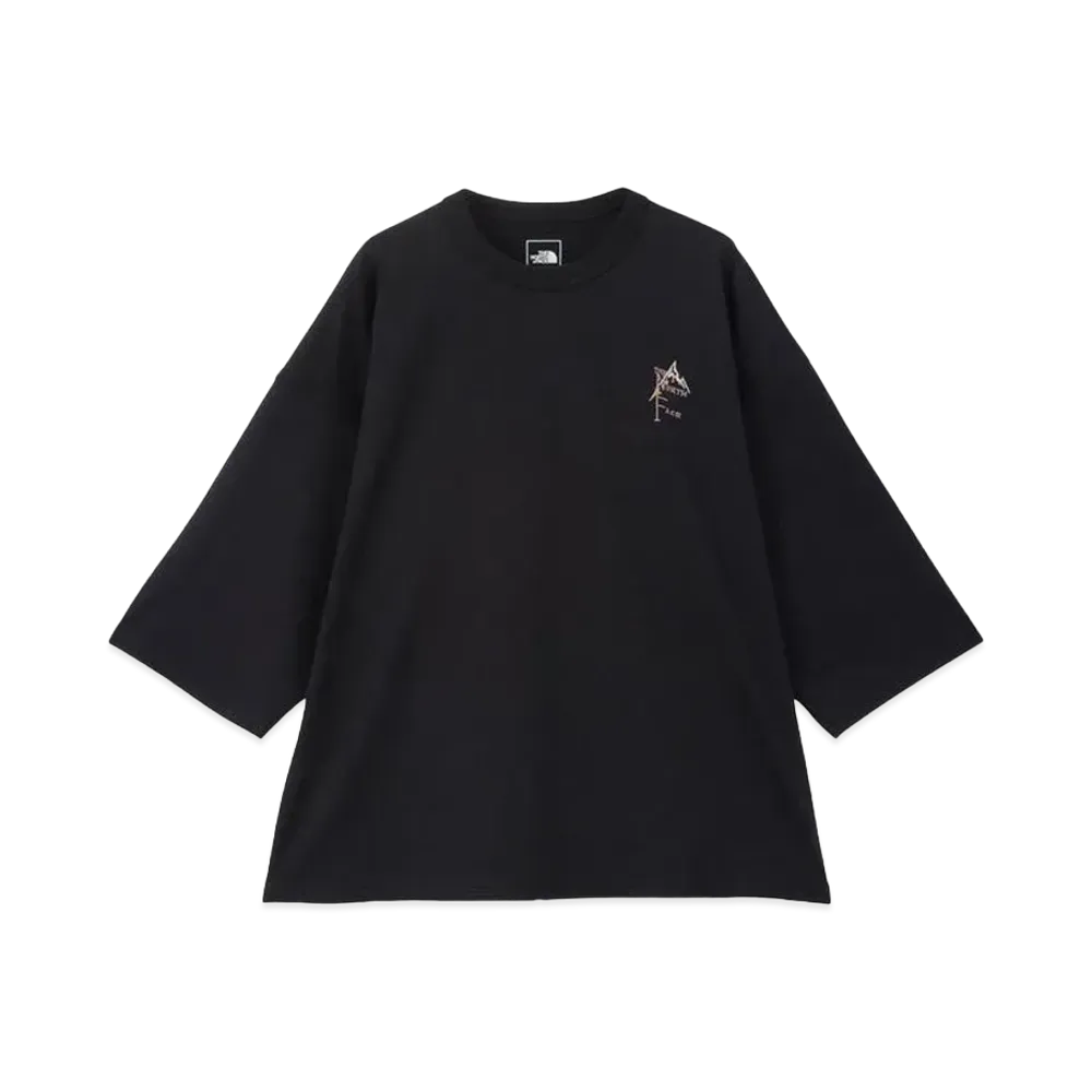 The North Face 3/4 Graphic Sleeve Tee "Black"