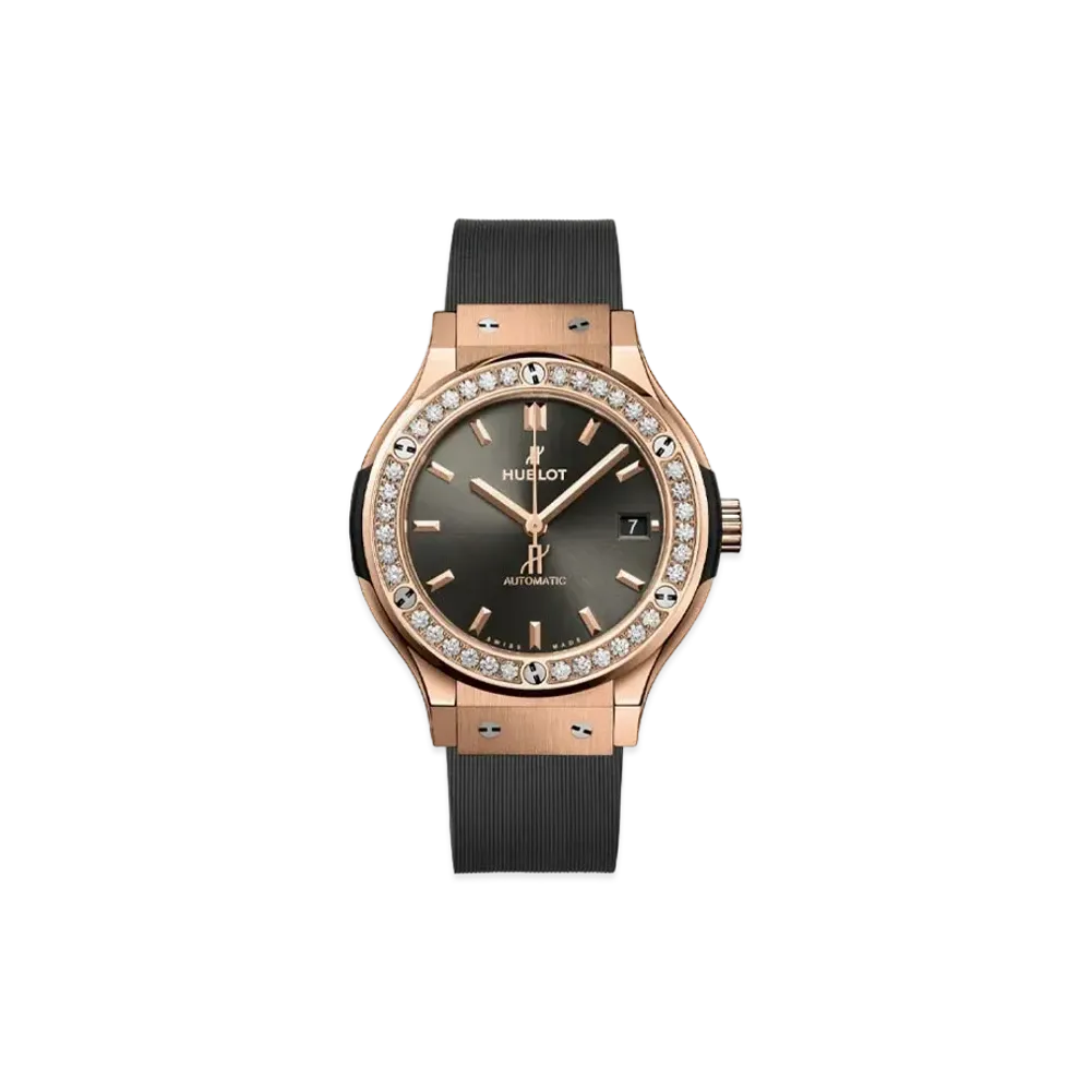HUBLOT Classic Fusion Racing Grey King Gold Diamonds 38mm