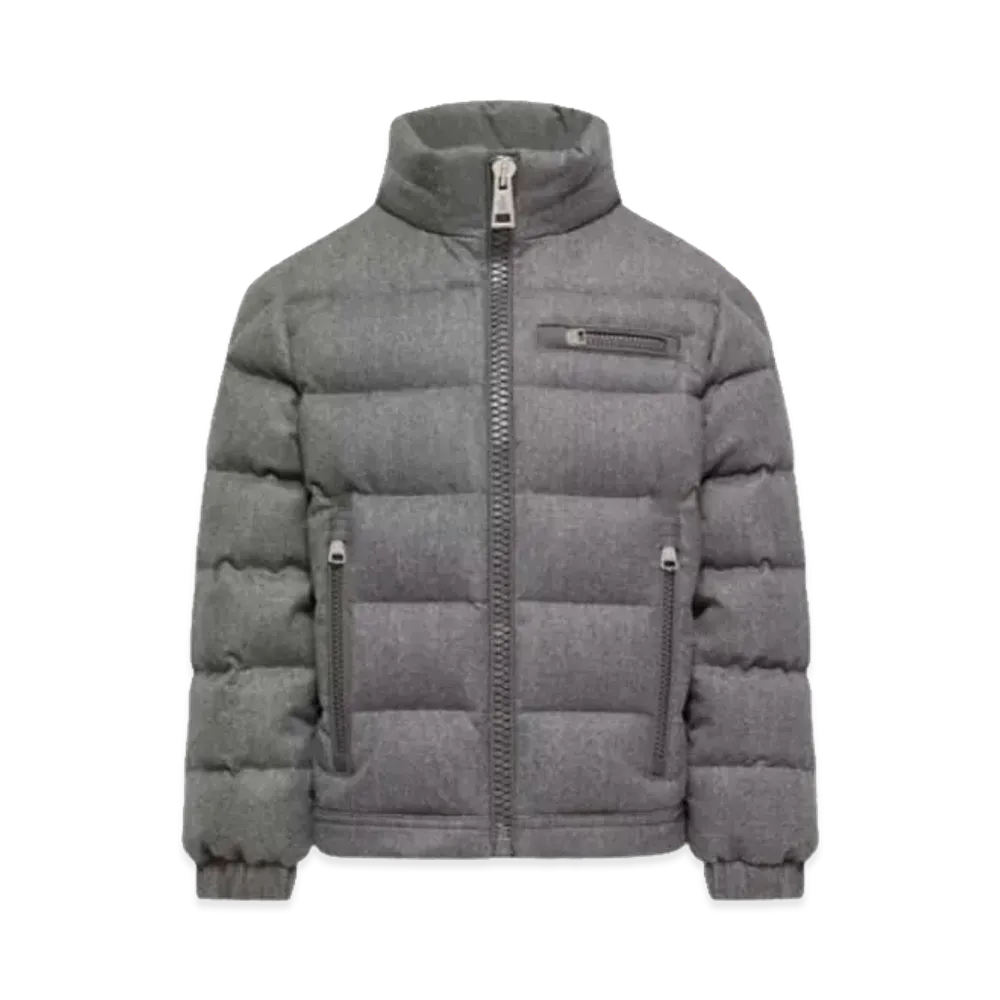 MONCLER Kids Down Jackets "Dark Gray"