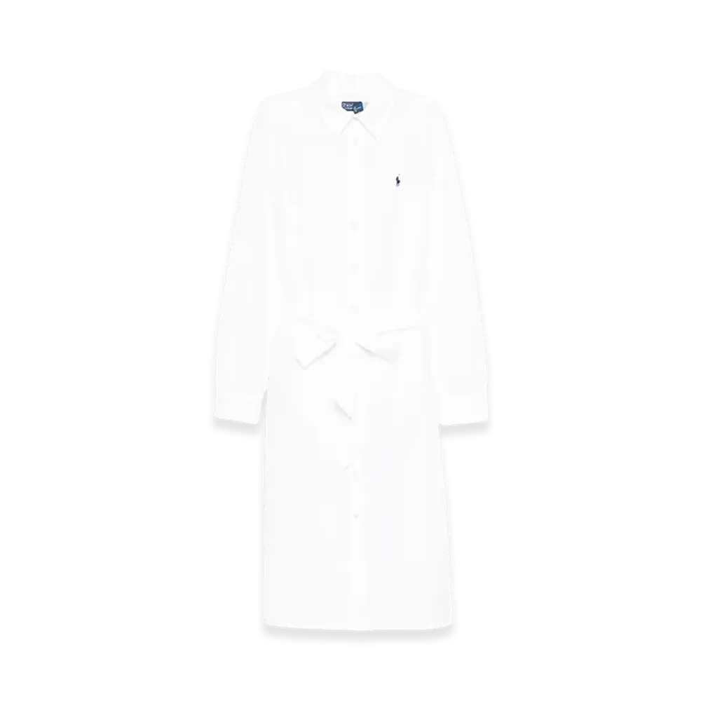 Polo Ralph Lauren Women's Woven-Shirt Dress-Dresses "White"