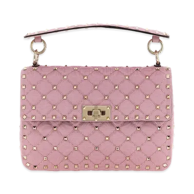 Valentino Garavani Women's 'rockstud Spike' Shoulder Bag "Pink"