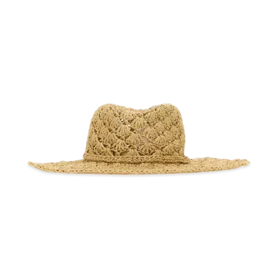 Valentino Women's Raffia Garavani Escape Hat "Beige"