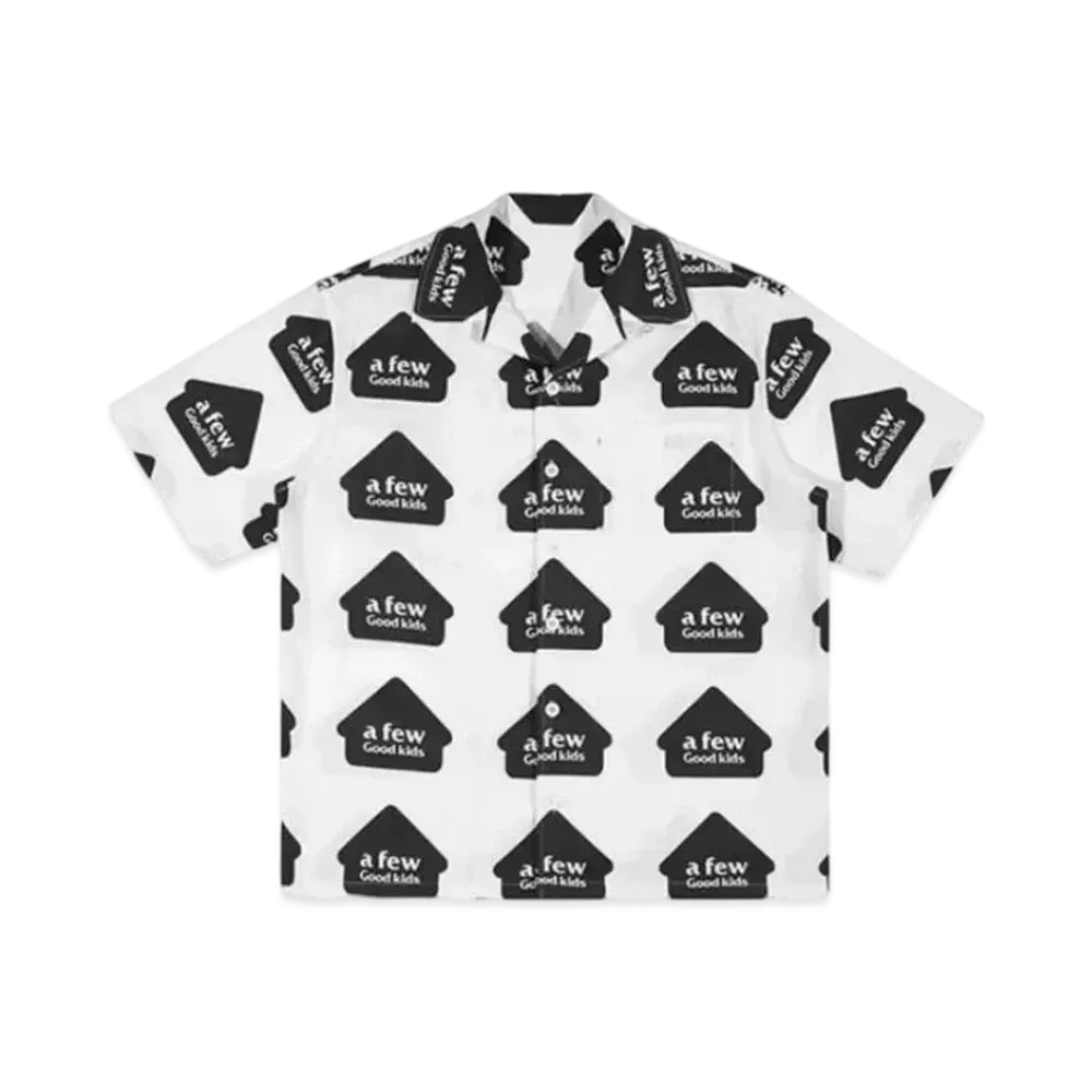 A FEW GOOD KIDS House Logo Shirts "White"