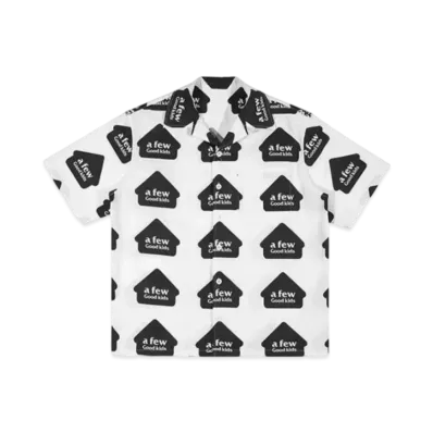 A FEW GOOD KIDS House Logo Shirts "White"