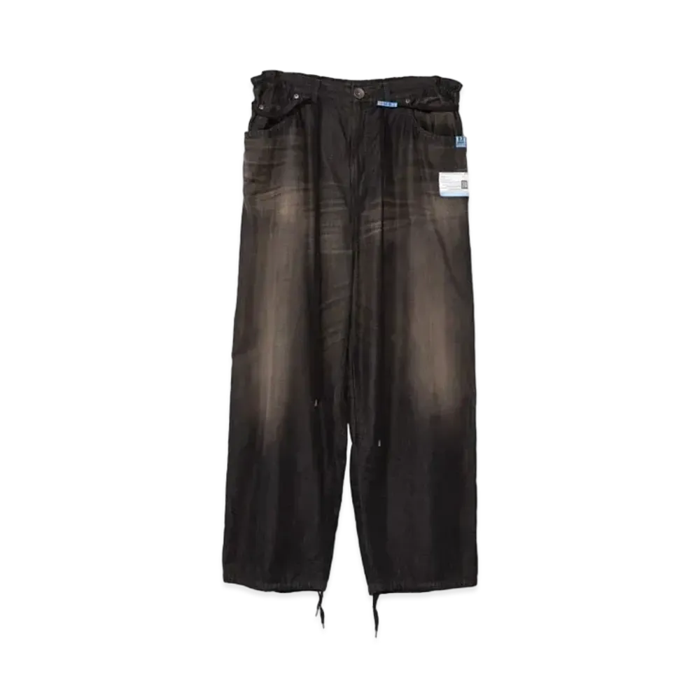 Maison MIHARA YASUHIRO Tencel Denim Wide Pants "Black"