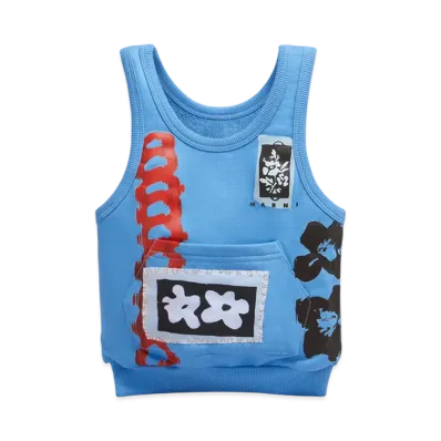 MARNI x Olaolu Slawn x Soldier Boyfriend Sweatshirt Bag "Iris Blue"