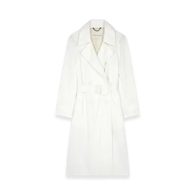 DRIES VAN NOTEN Women's Cotton Mac "White"