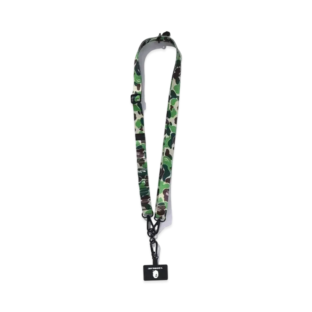 A BATHING APE ABC Camo Smartphone Shoulder Strap "Green"