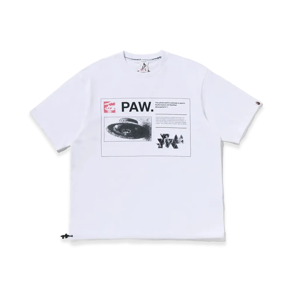 A BATHING APE x KAZUKI KURAISHI Whole Earth S/S Tee "White"
