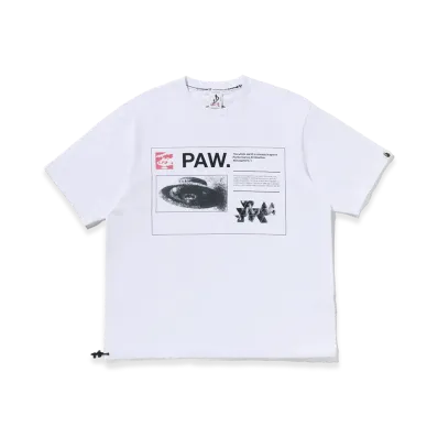 A BATHING APE x KAZUKI KURAISHI Whole Earth S/S Tee "White"