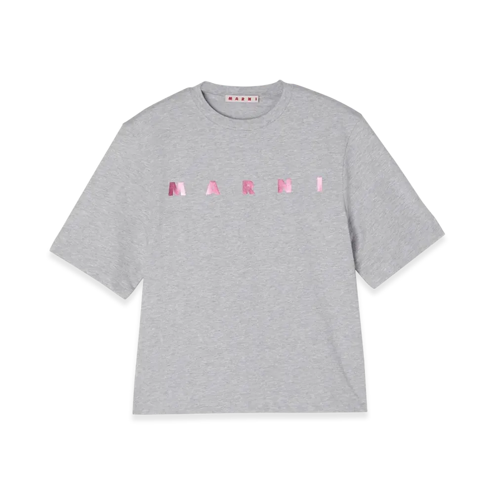 MARNI Crew Neck T-Shirt "Grey"