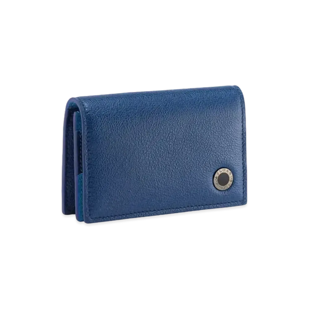 BVLGARI BVLGARI MAN Business Card Holder "Blue"