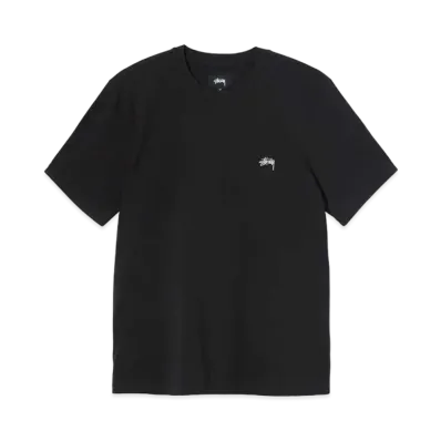 Stussy Stock Logo SS Crew "Black"