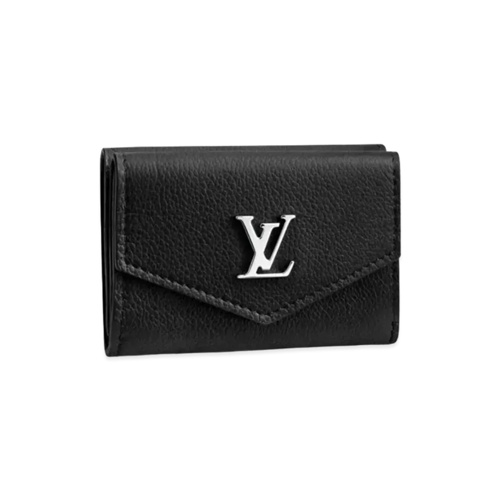 Louis Vuitton Lock Mini Wallet "Noir"