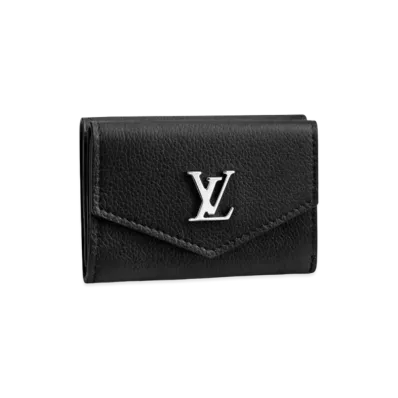 Louis Vuitton Lock Mini Wallet "Noir"