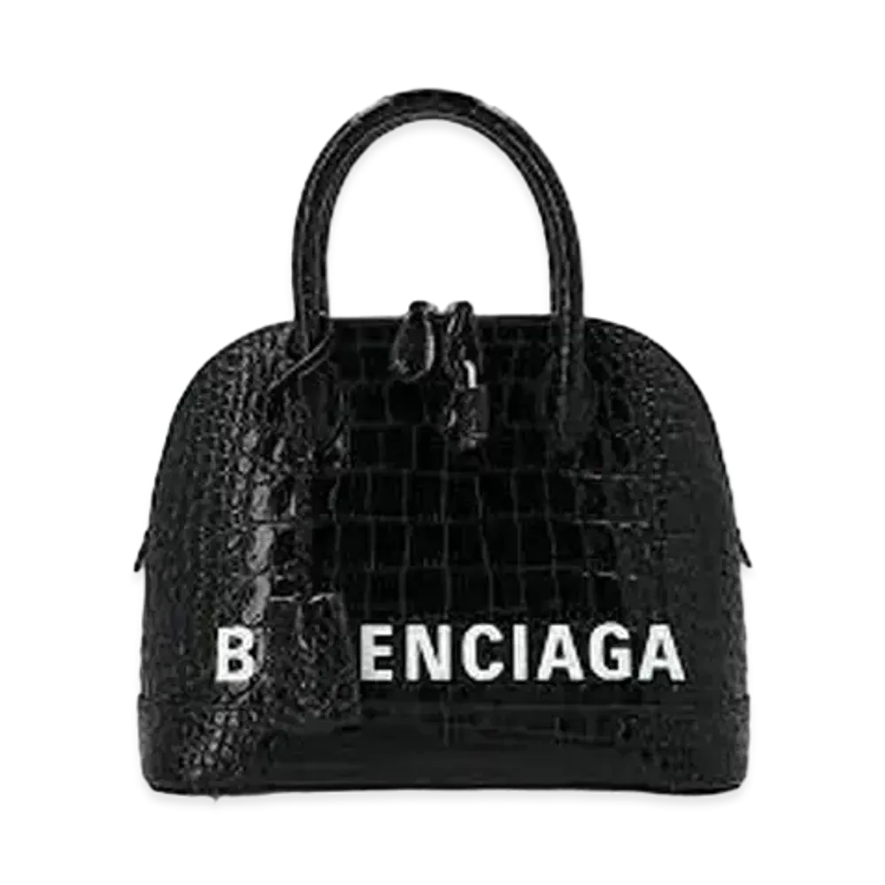 BALENCIAGA Calfskin Handbag "Black"