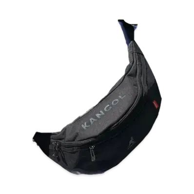 Kangol Waist Bag "Black/Charcoal"