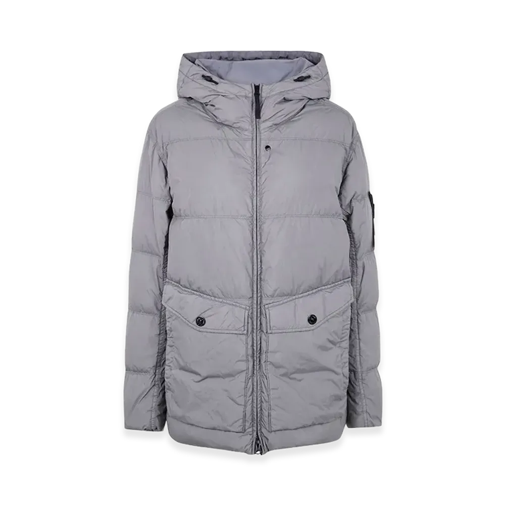 Stone Island crinkle Reps NY Padded Parka "Gray"