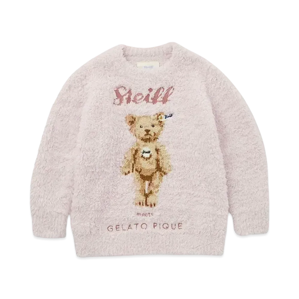 GELATO PIQUE x Steiff Kids Gelato James Jacquard Pullover "Pink"