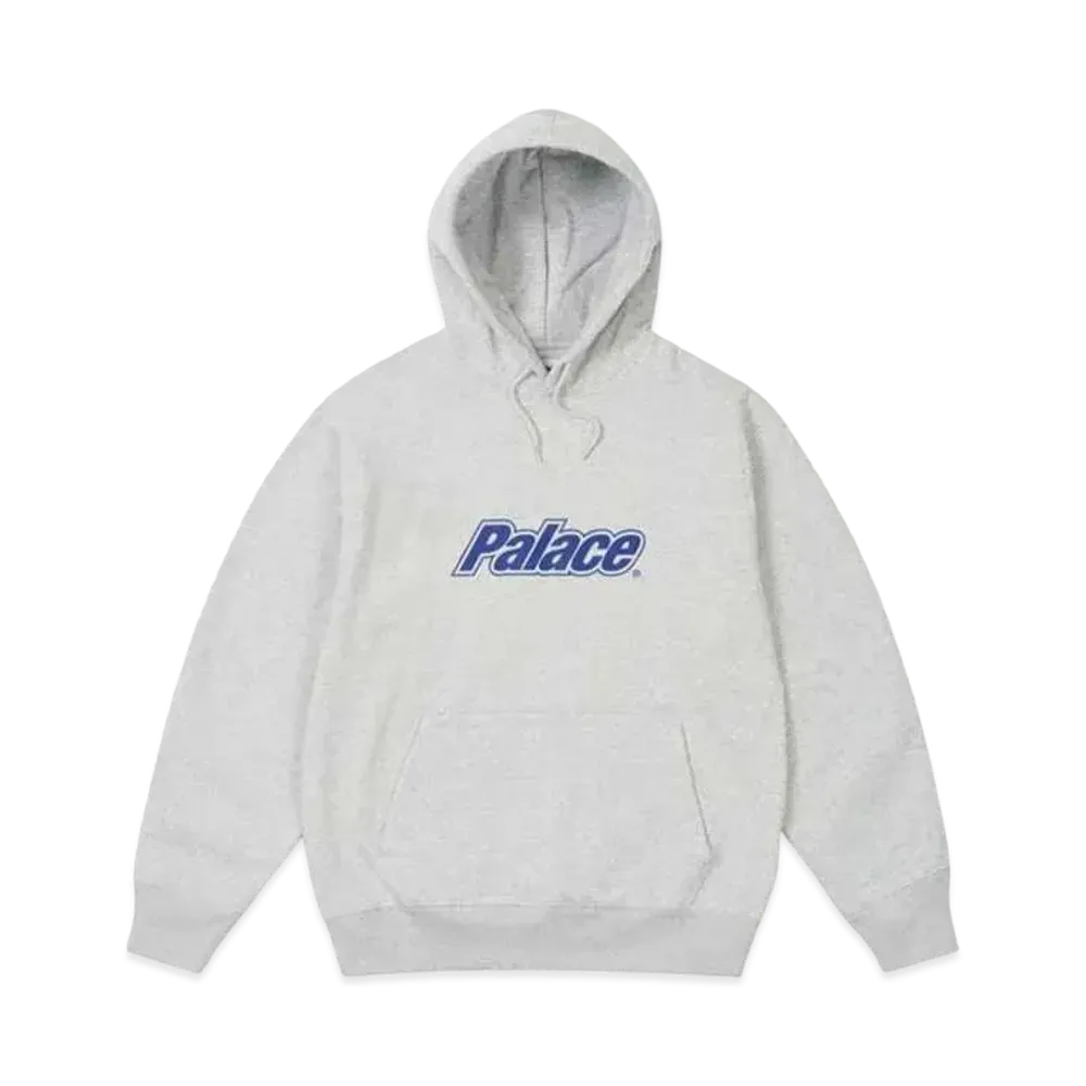 PALACE Border Logo Hood "Grey Marl"