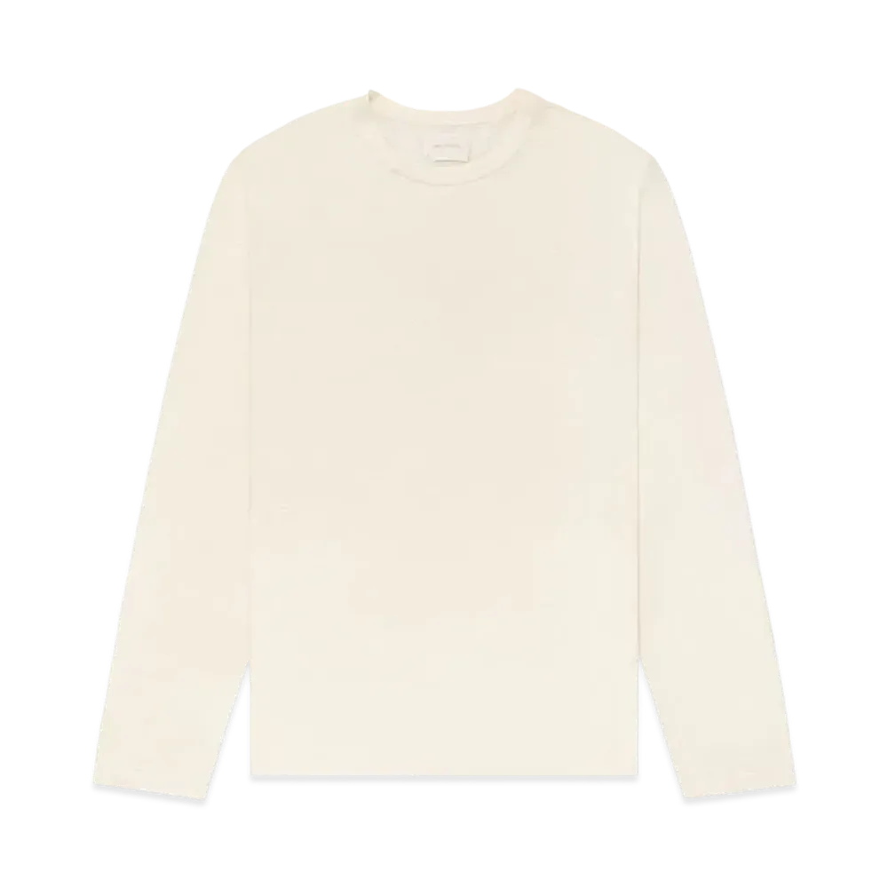Aime Leon Dore Linen Long-Sleeve Tee "Cream"