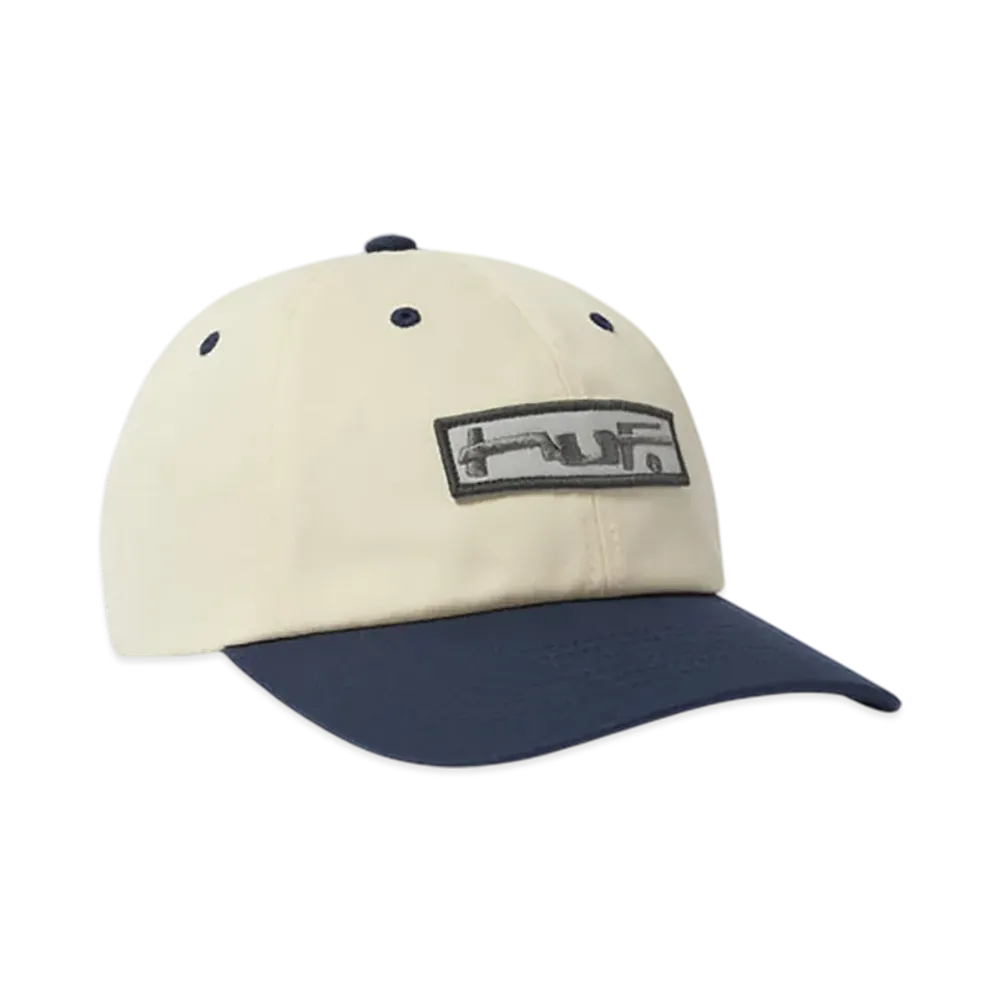 HUF Stretch Logo 6 Panel Cv Hat "Bleach"
