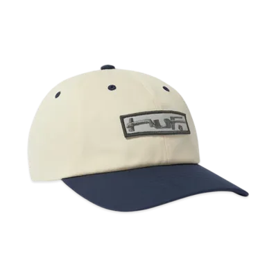 HUF Stretch Logo 6 Panel Cv Hat "Bleach"